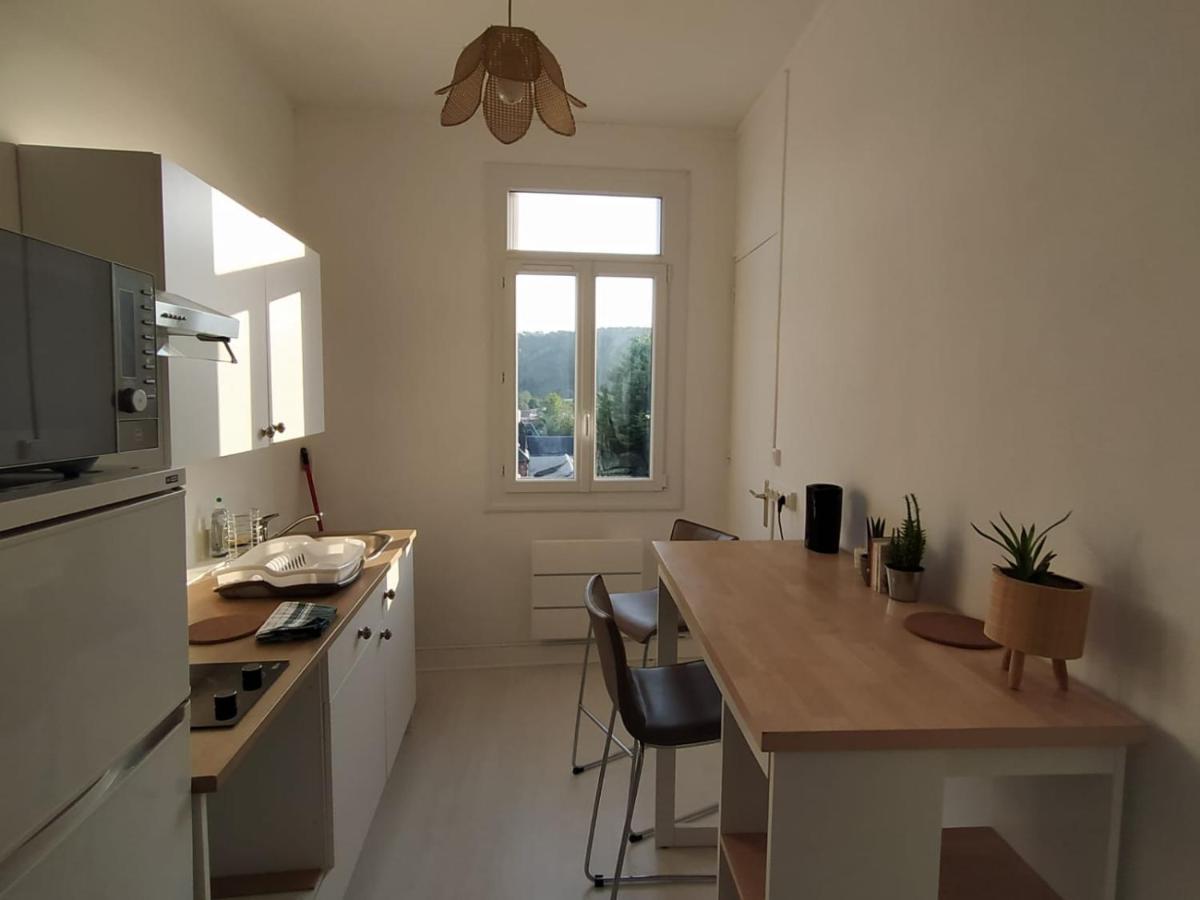 Le Nid Normand Avec Terrasse - Stationnement Facile Et Gratuit - 5 Min Seine Διαμέρισμα Deville-les-Rouen Εξωτερικό φωτογραφία